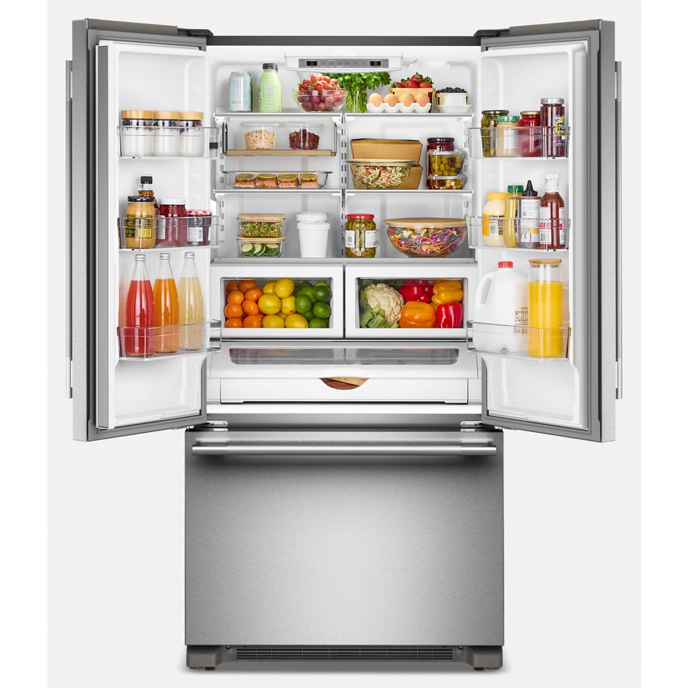 22 Cu. Ft. 36-Inch Counter-Depth French Door Refrigerator with Internal Water Dispenser in PrintShield® Finish