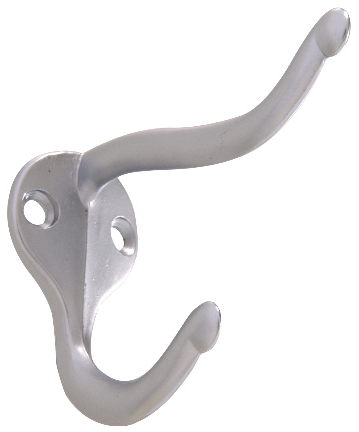 Hardware Essentials Coat and Hat Hook Satin Chrome 2 Pack