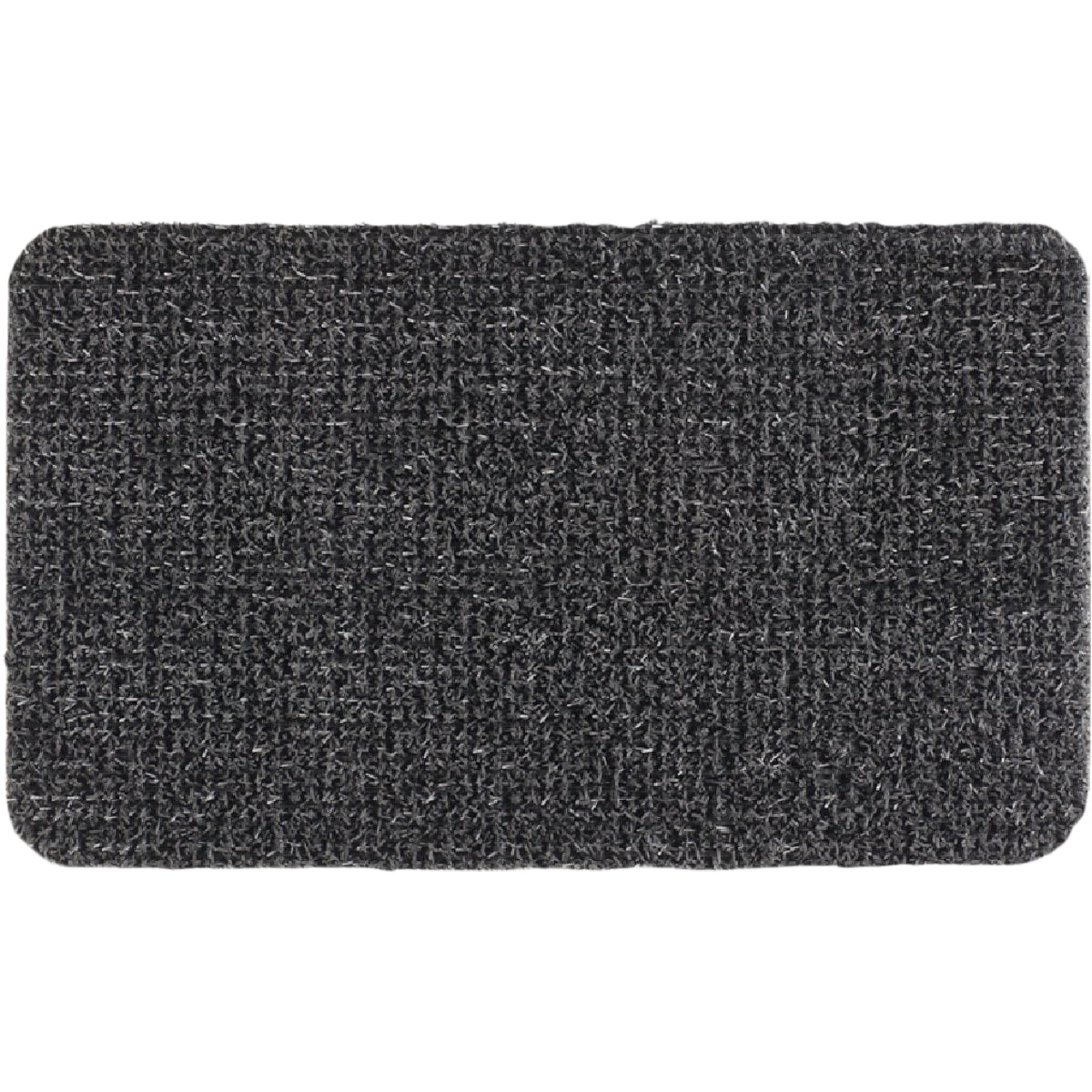 Dark gray AstroTruf door mat with textured grid pattern for effective dirt scraping in outdoor living and lawn & garden collection