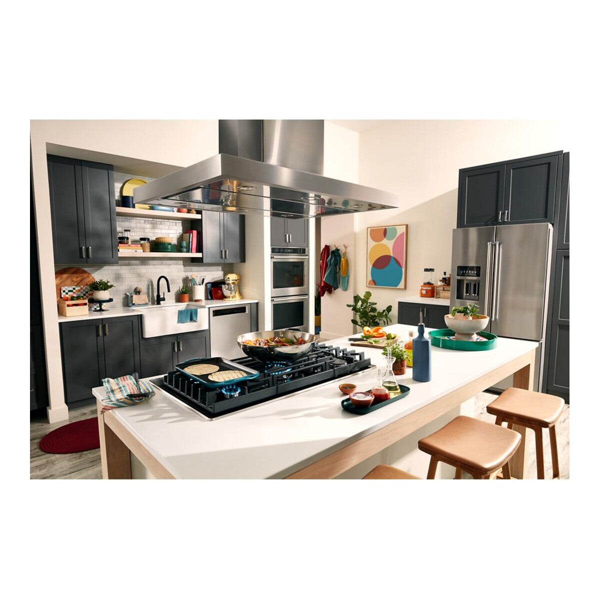 36" Gas-on-Glass Cooktop