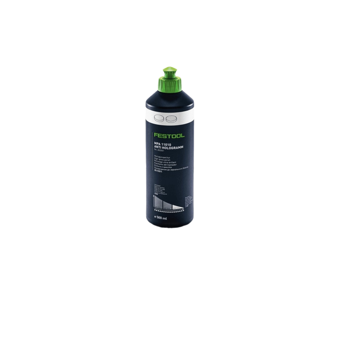 Festool polishing compound in 500 ml bottle for woodworking tool accessories and finishing tasks under $50.