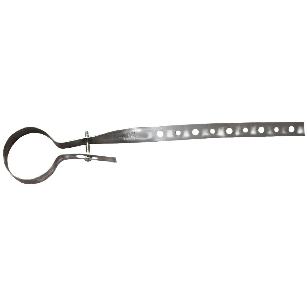Galvanized steel pipe hanger with adjustable mounting strip for plumbing and home improvement under $50 collection