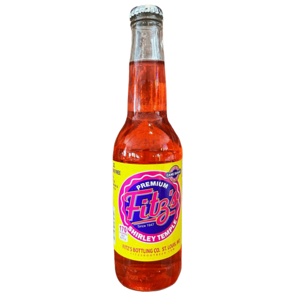 ちゃりーど Fitz's Shirley Temple Soda 12 oz – Classic Cherry Flavor