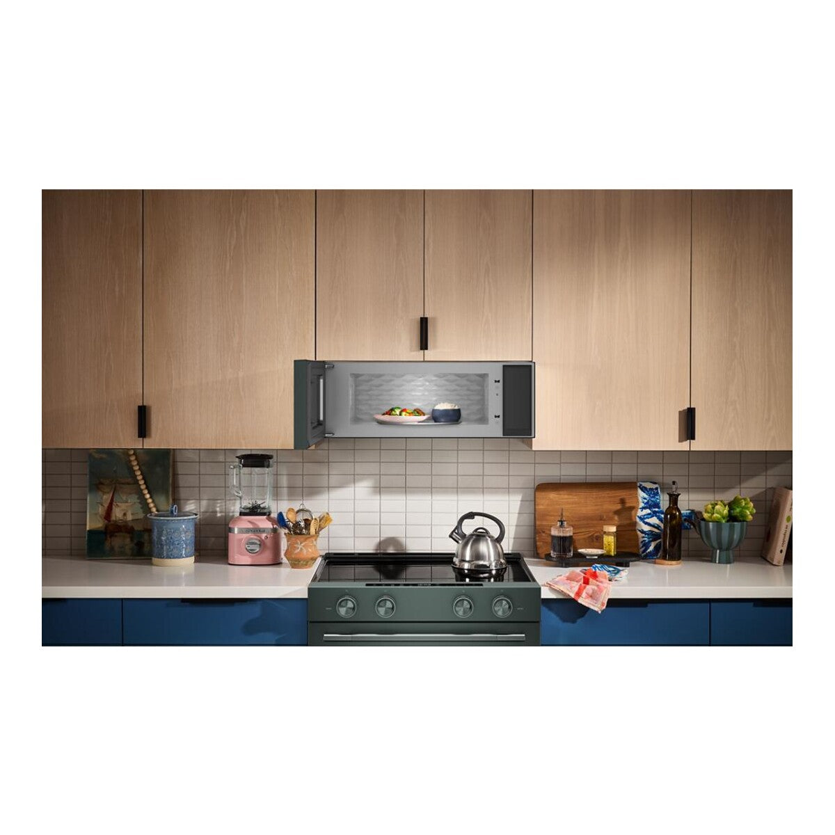 Smart Low Profile Microwave Hood Combination with Dual Fan Ventilation