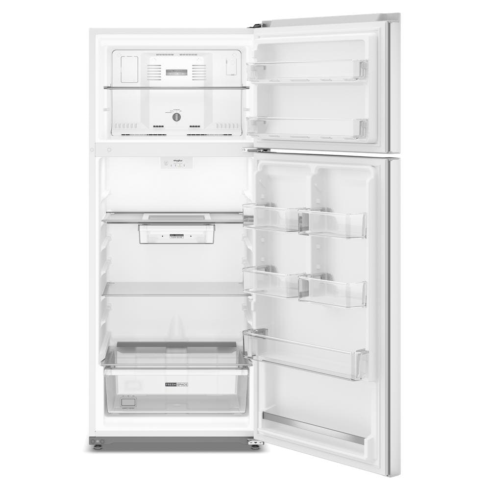Whirlpool® 28-inch Wide Top Freezer Refrigerator with Total Coverage Cooling- 18.0 Cu. Ft.