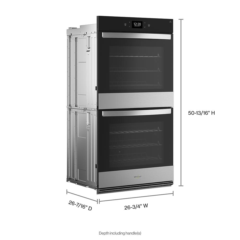 Double stainless steel smart wall oven with air fry feature in Kitchen & Kitchenware and Appliances collections