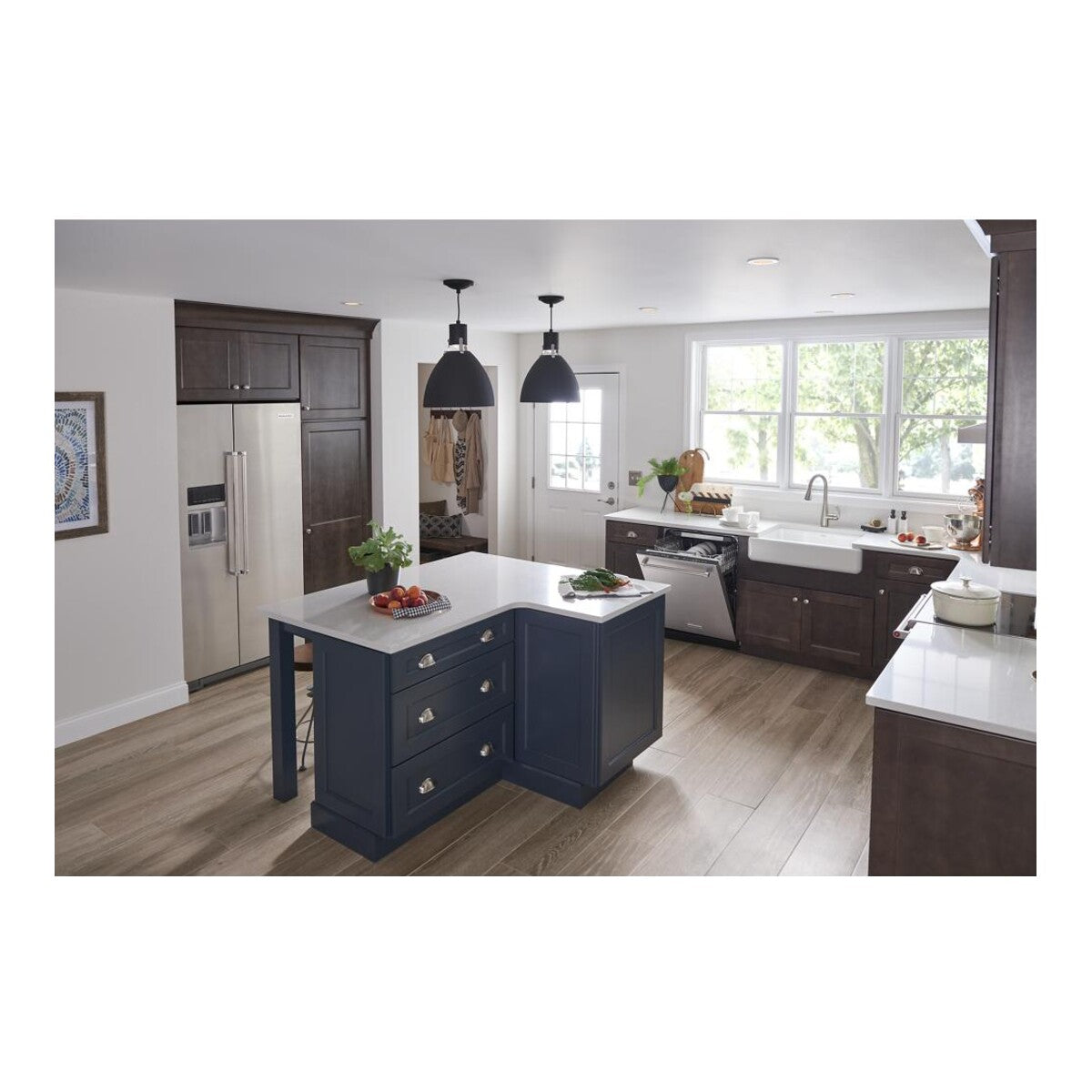 30-Inch 5 Burner Electric Double Oven Convection Range