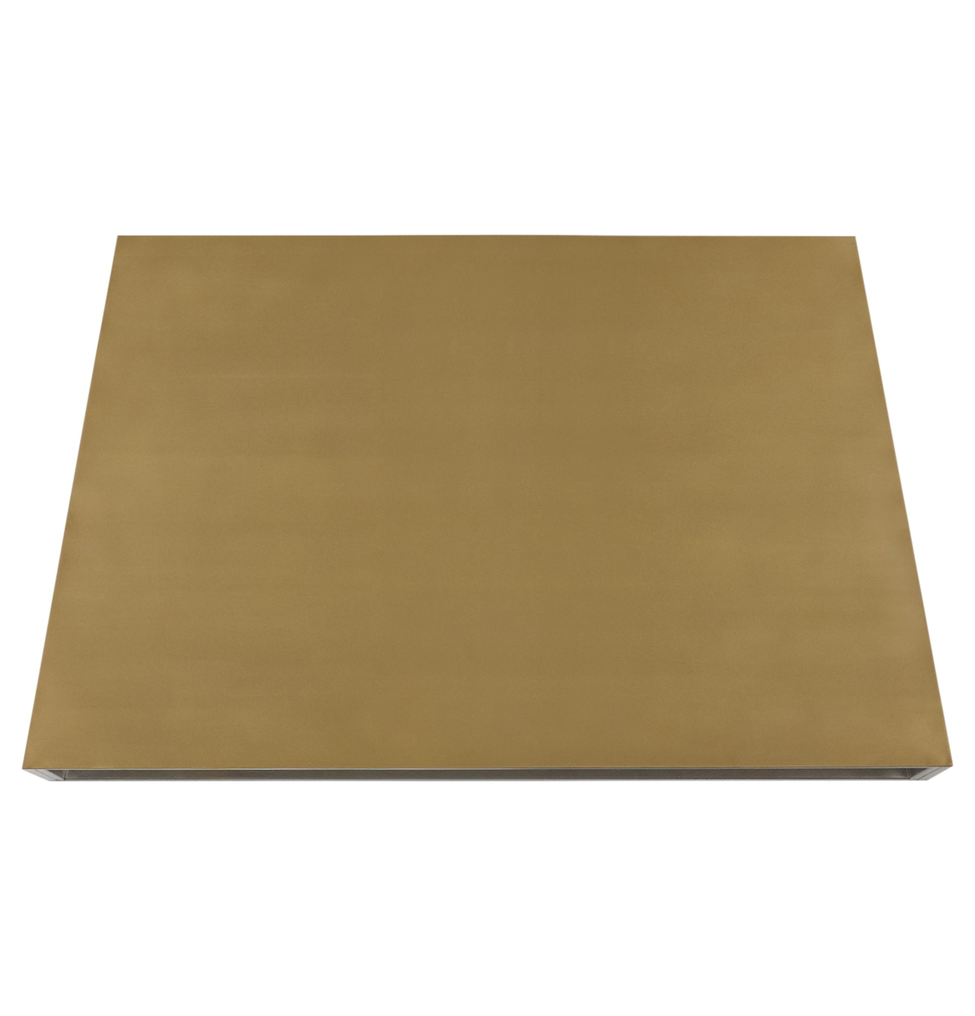 Custom brass over the range hood with sleek design for kitchen improvement in Appliances and Kitchenware collections