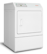 White front control single electric dryer with durable design from Dryers and Electric Dryers collections