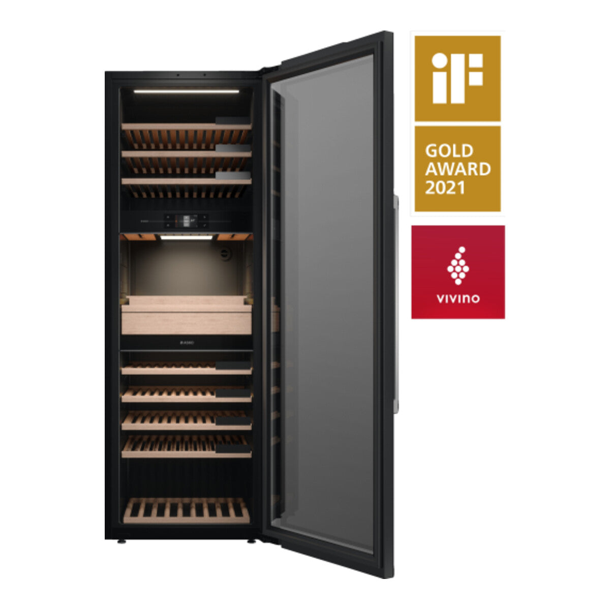 Wine Cooler Wine Climate Cabinet WCN311942G Black - Graphite Black
