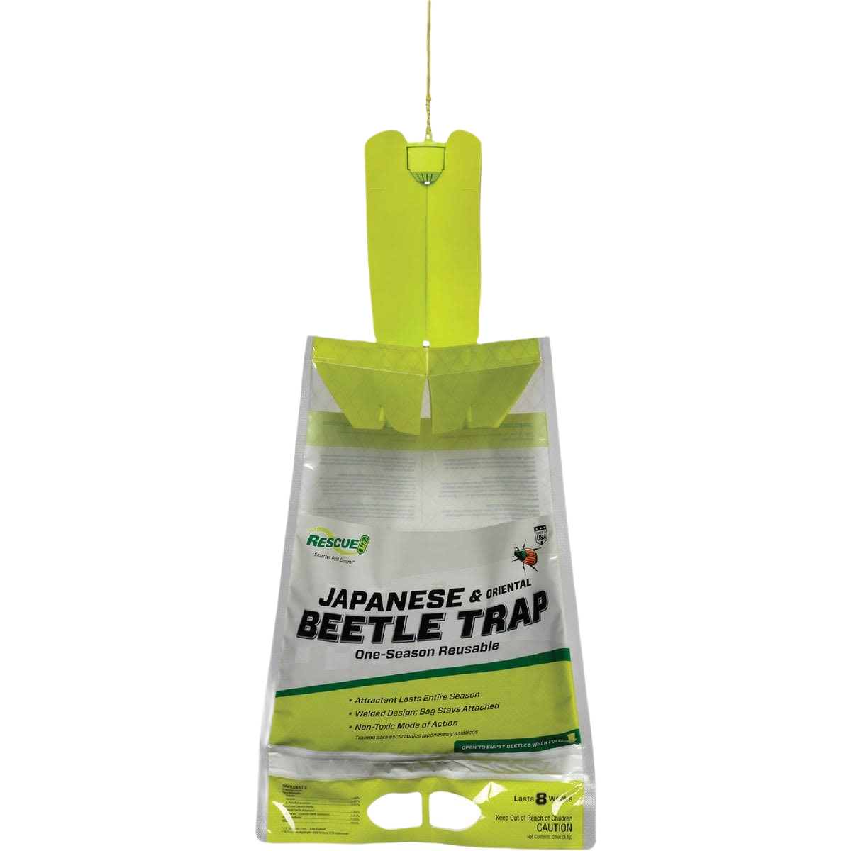 Rescue Reusable Outdoor Beetle Trap with Long-Lasting Attractant
