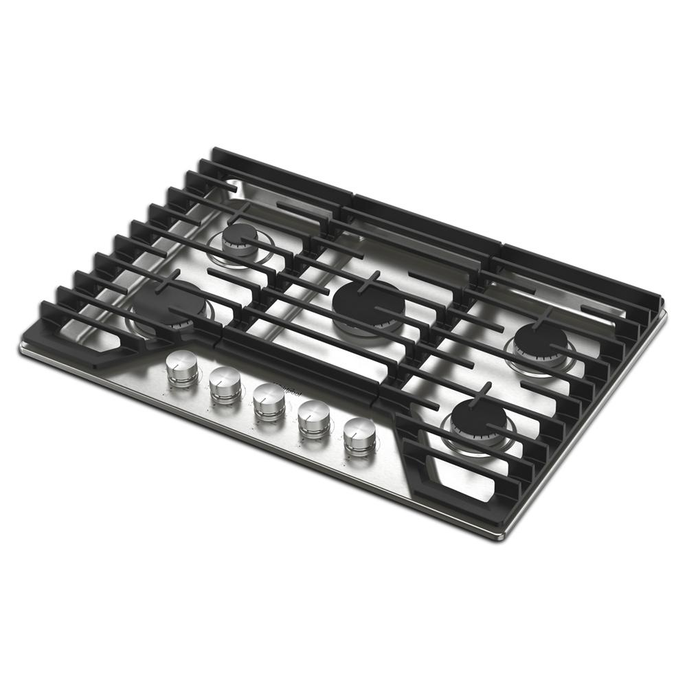 30-inch Gas Cooktop with 5 Burners and EZ-2-Lift™ Hinged Cast-Iron Grates