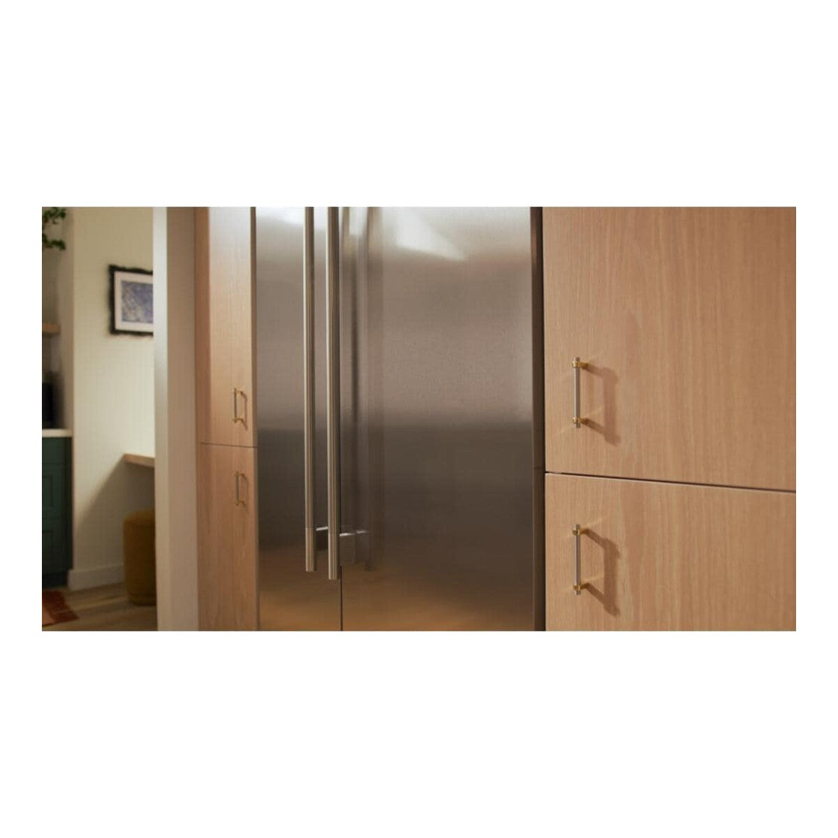 20.8 Cu. Ft. 36-Inch Built-In Side-by-Side Refrigerator with Exterior Water and Ice Dispenser with Measured Fill in PrintShield® Stainless Steel