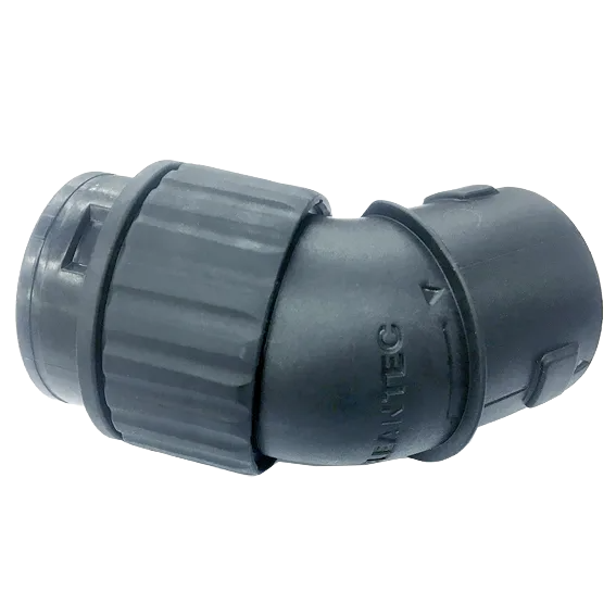 Black plastic dust port adapter for Festool track saws in power tool accessories and dust management collections