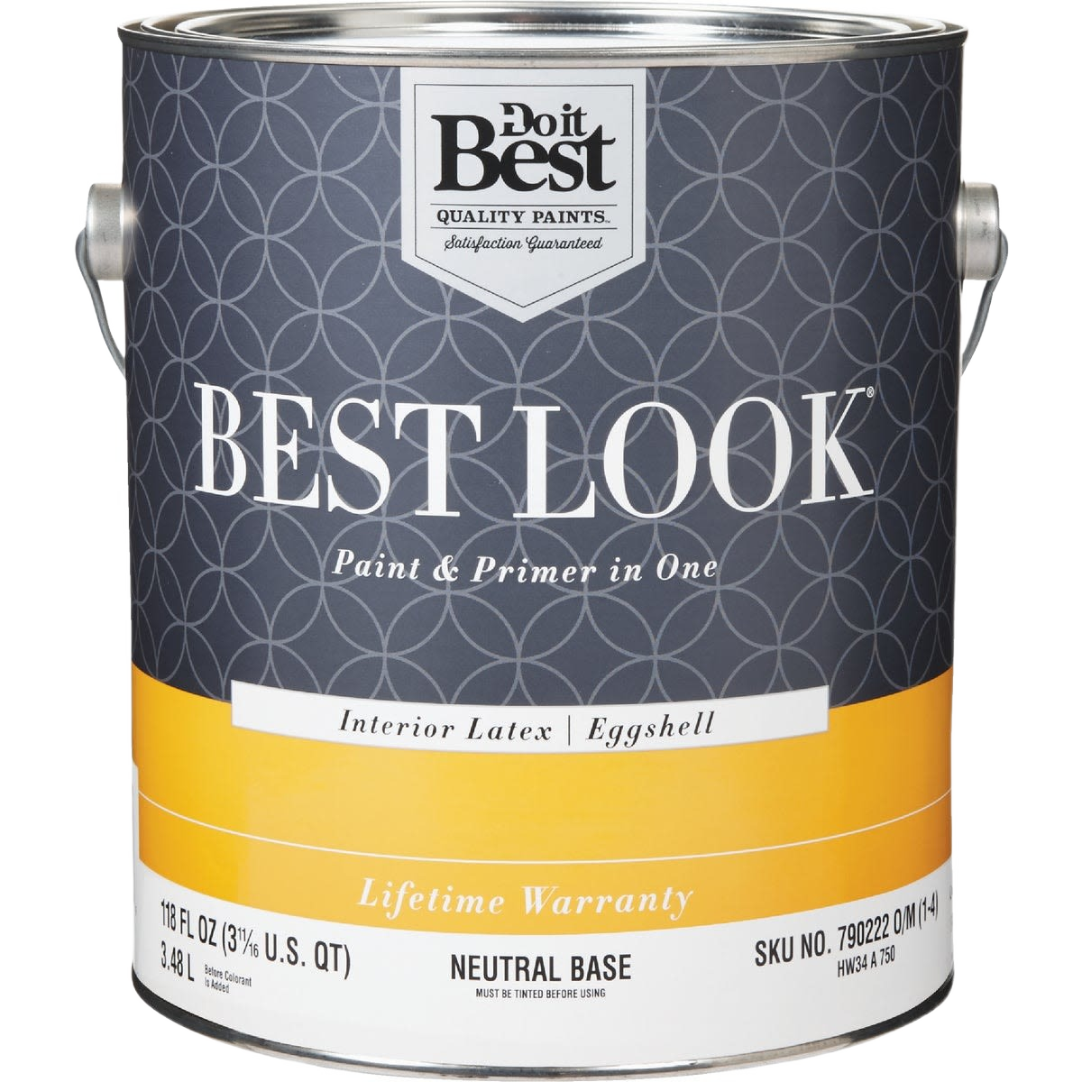 1-gallon neutral base interior latex eggshell paint and primer can for home improvement projects under $50 collections