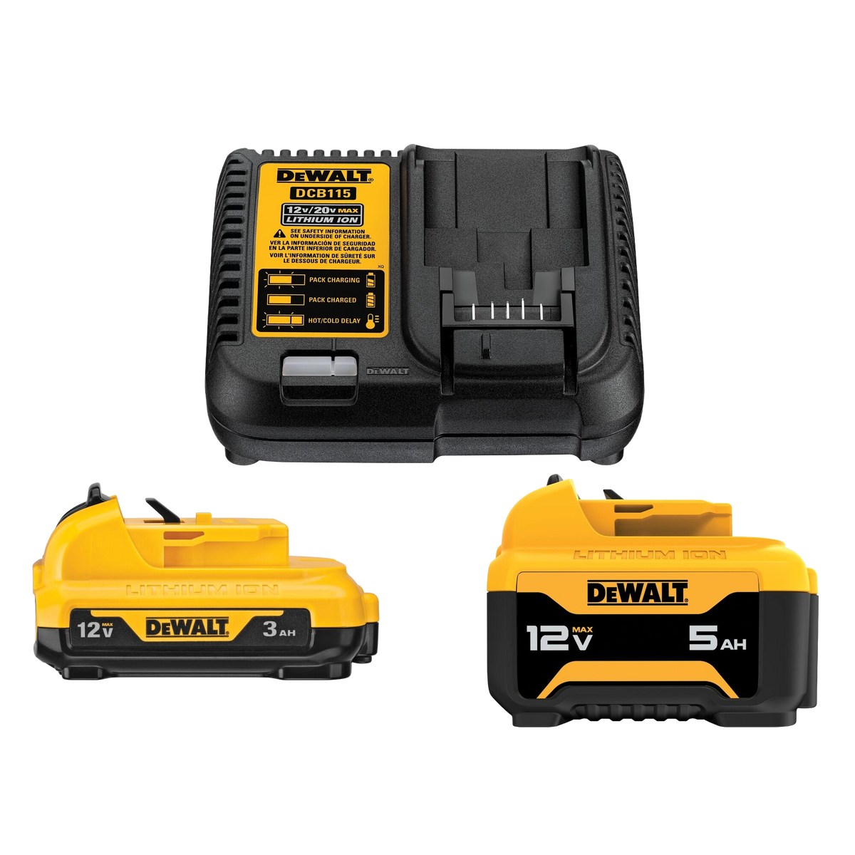 DEWALT 12V 2 Battery and Charger Starter Kit