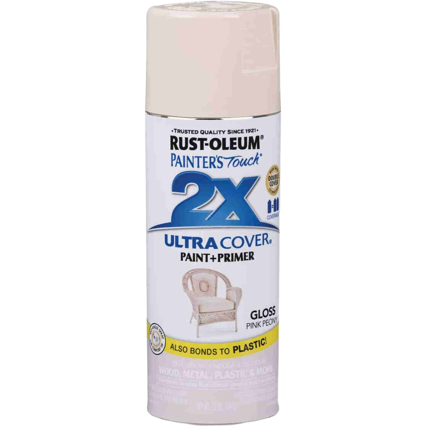 Rust-Oleum Painters' Touch 2X Pink Peony Ultra Cover Gloss Spray, 12 oz.