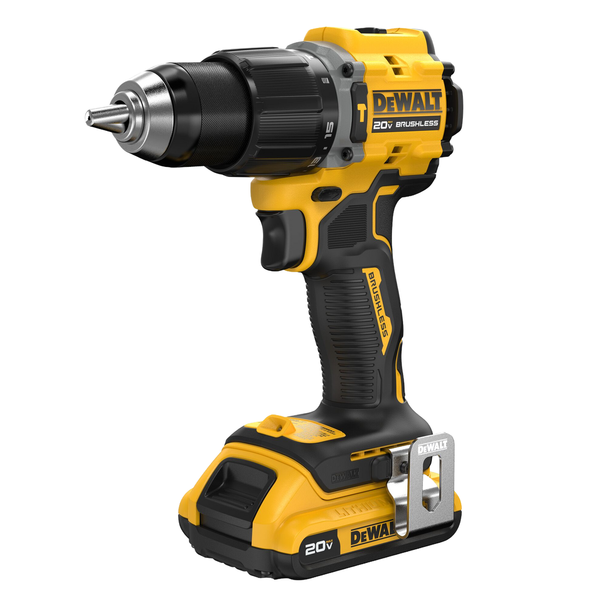 DEWALT ATOMIC COMPACT SERIES™ 20V MAX* Brushless Cordless 1/2" Hammer Drill Kit