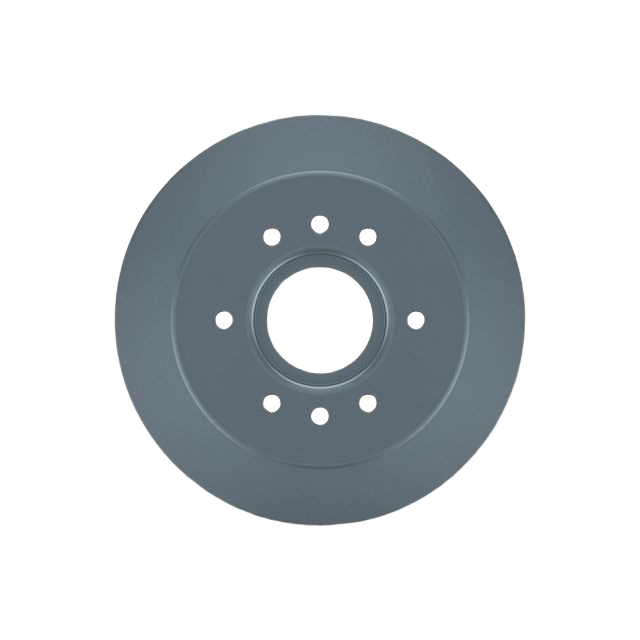 Gray metal sheave with central hub and multiple bolt holes for machinery maintenance and repair tasks