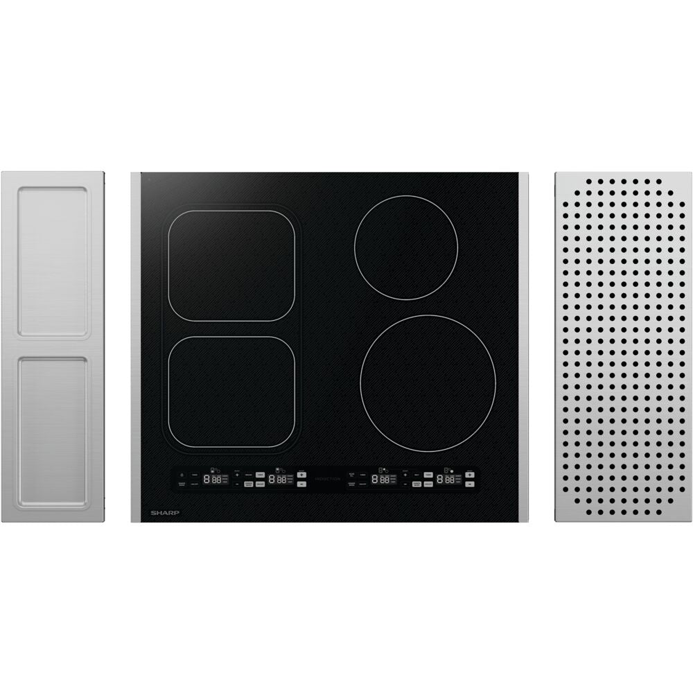 24" Induction Cooktop, 4 Heating Zones
