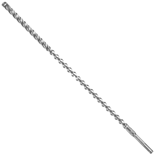Carbide rotary hammer drill bit with SDS-plus shank for concrete drilling in power tool accessories and drill bits collections
