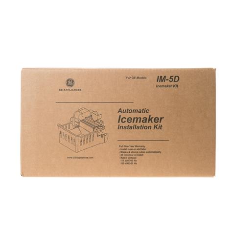 GE Appliances IM5D Optional Second Icemaker Kit – Freezer Ice Maker for Select French-Door Bottom-Freezer Refrigerators