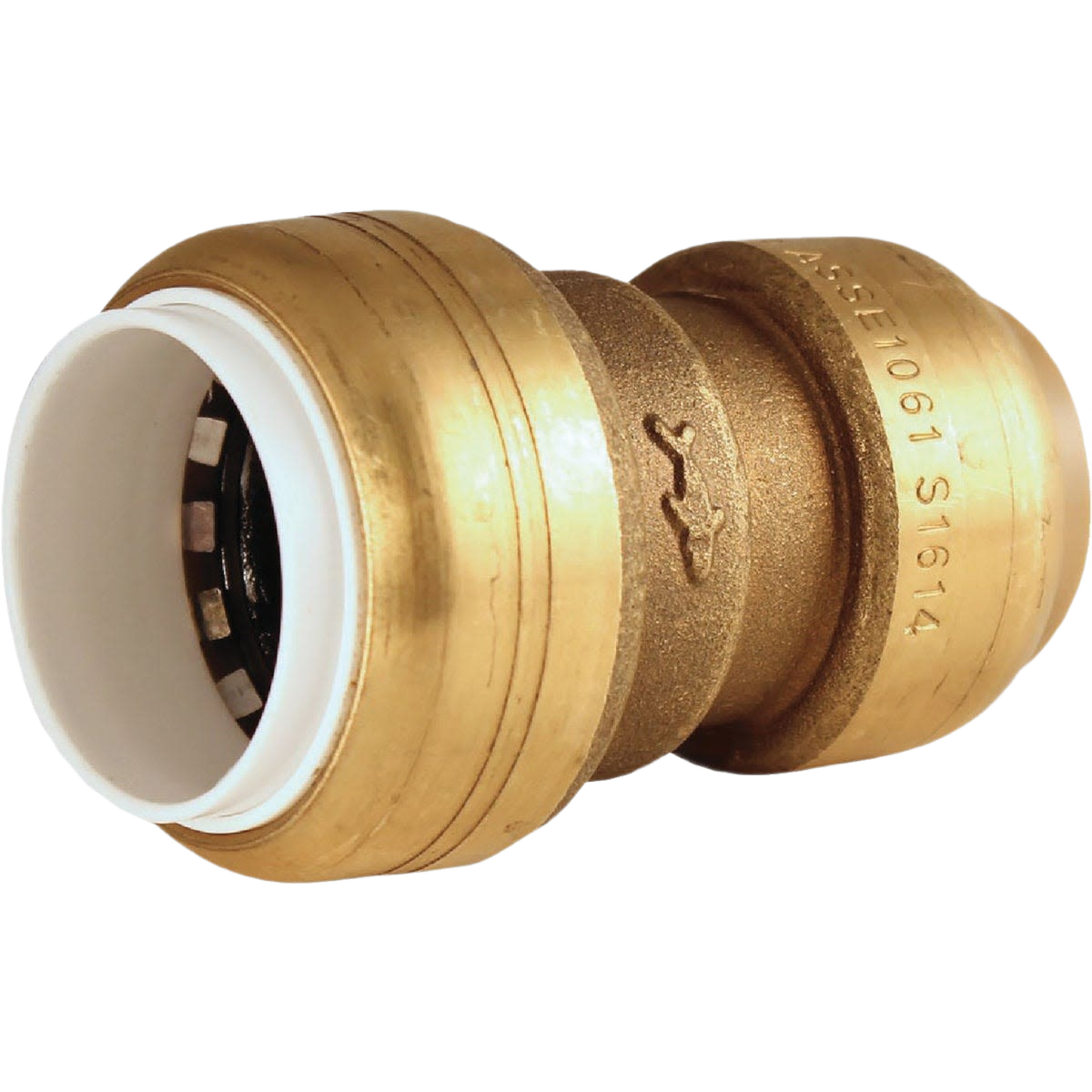 Brass push-to-connect plumbing coupling for seamless pipe transitions in pipes and fittings under $50 collection