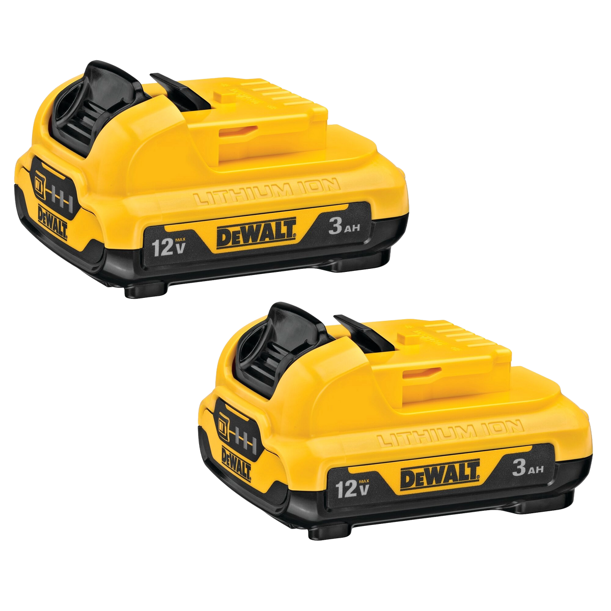 DEWALT 12V MAX* 3.0AH Li-Ion Battery, 2-Pack