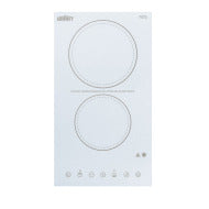 12" Wide 230V 2-Burner Radiant Cooktop