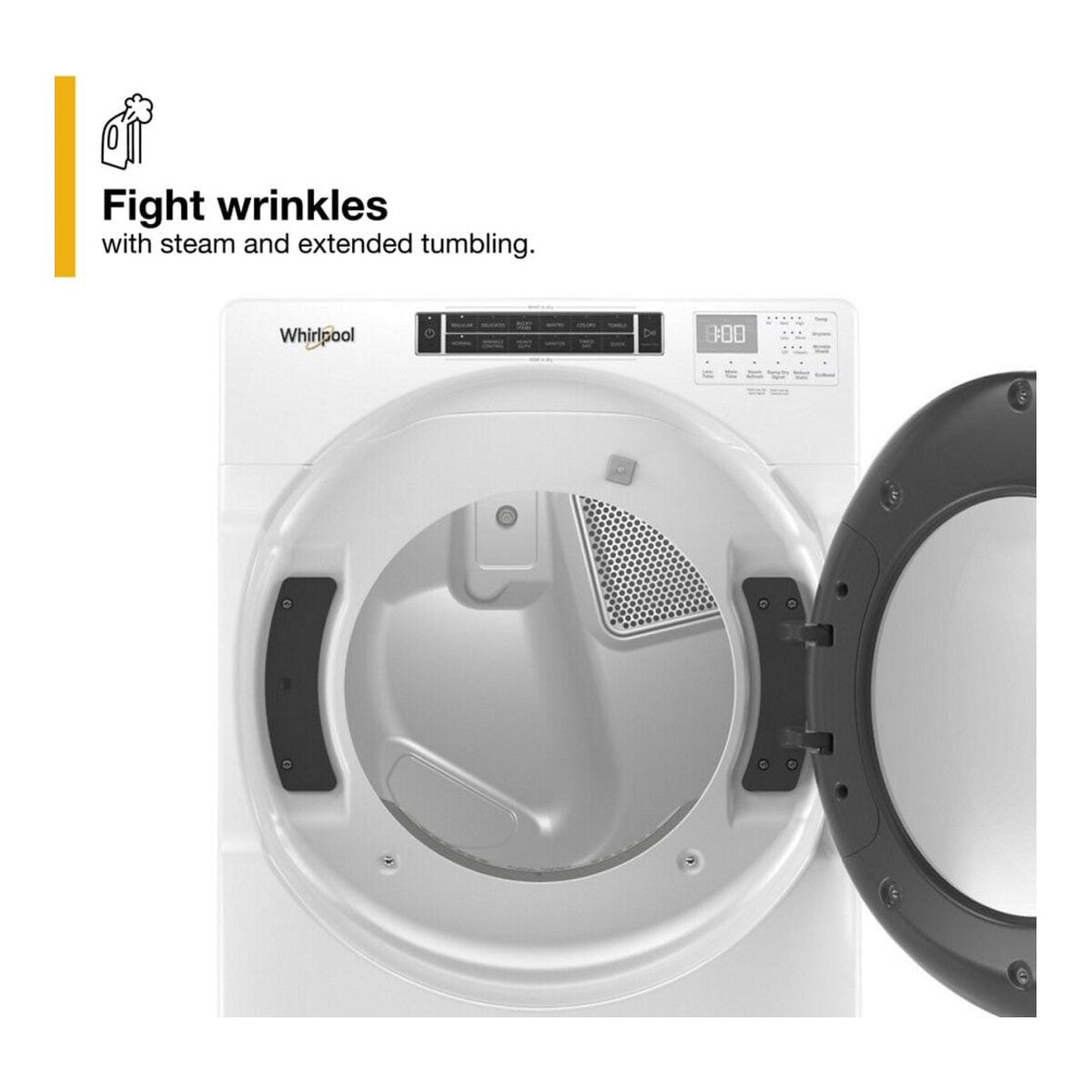 7.4 cu. ft. Front Load Electric Dryer with Steam Cycles