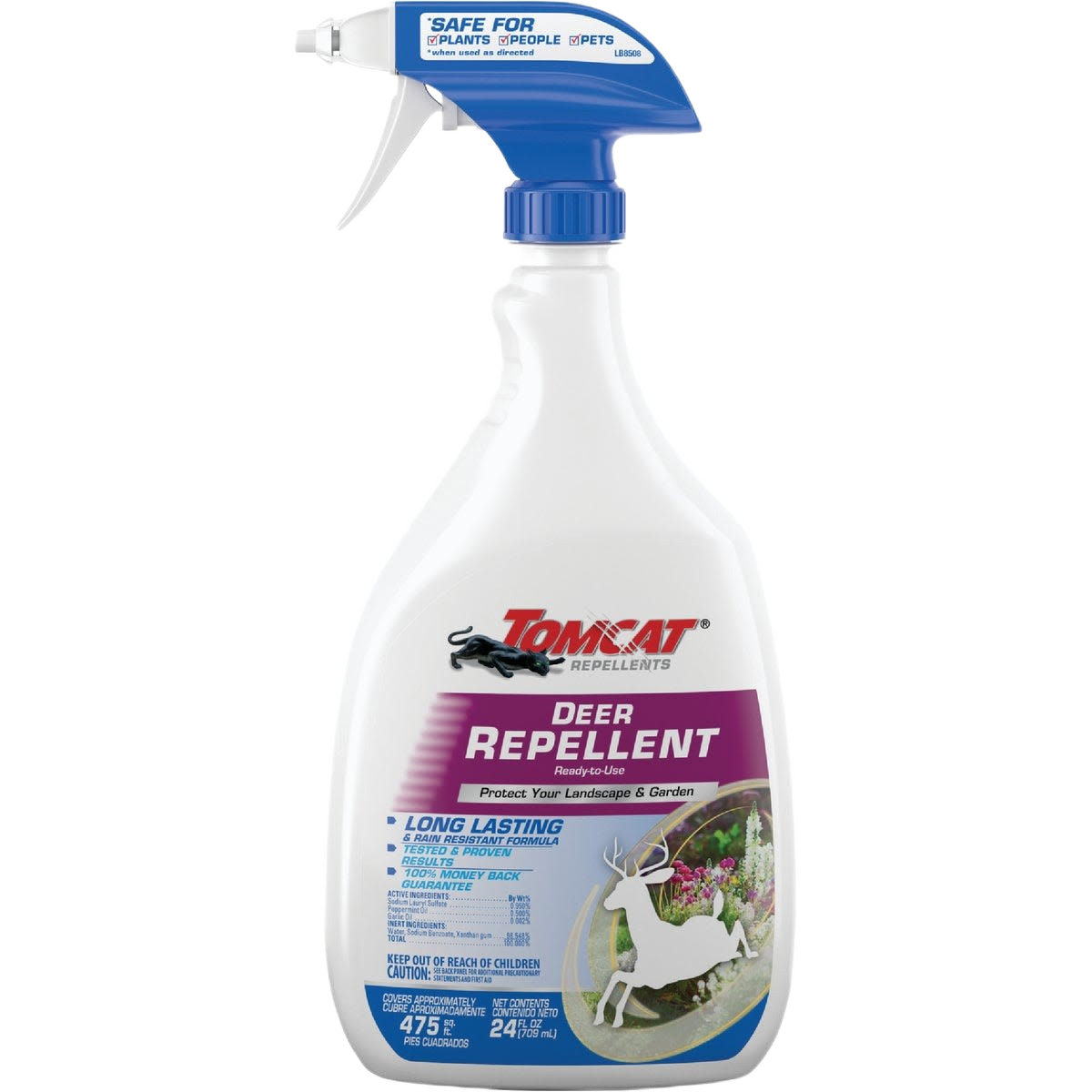 Tomcat deer repellent spray bottle with blue trigger for lawn and garden pest control under 50 dollars collection