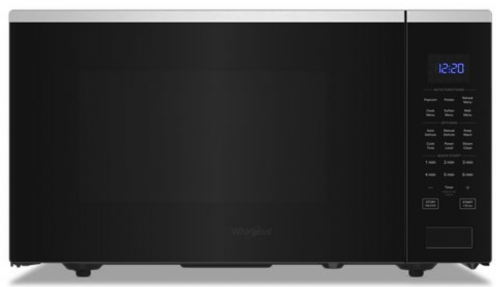 Stainless steel multifunctional countertop microwave with digital panel and multiple cooking mode buttons from microwaves collection
