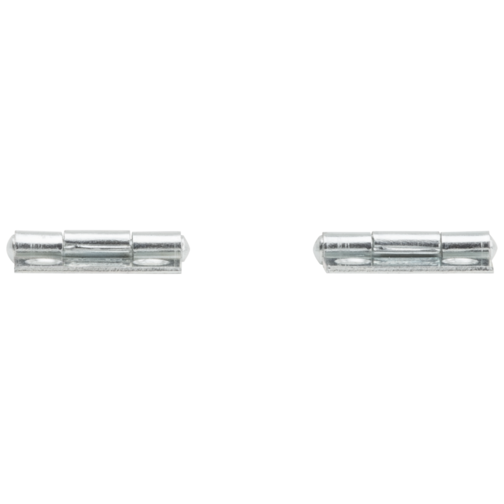 Pair of zinc-finished tight-pin narrow hinges made from cold-rolled steel for Home Improvement under $50 collections
