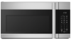 Stainless steel over-the-range microwave with black glass and digital control panel from Microwaves collection