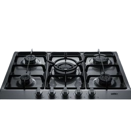 30" Wide 5-Burner Gas Cooktop