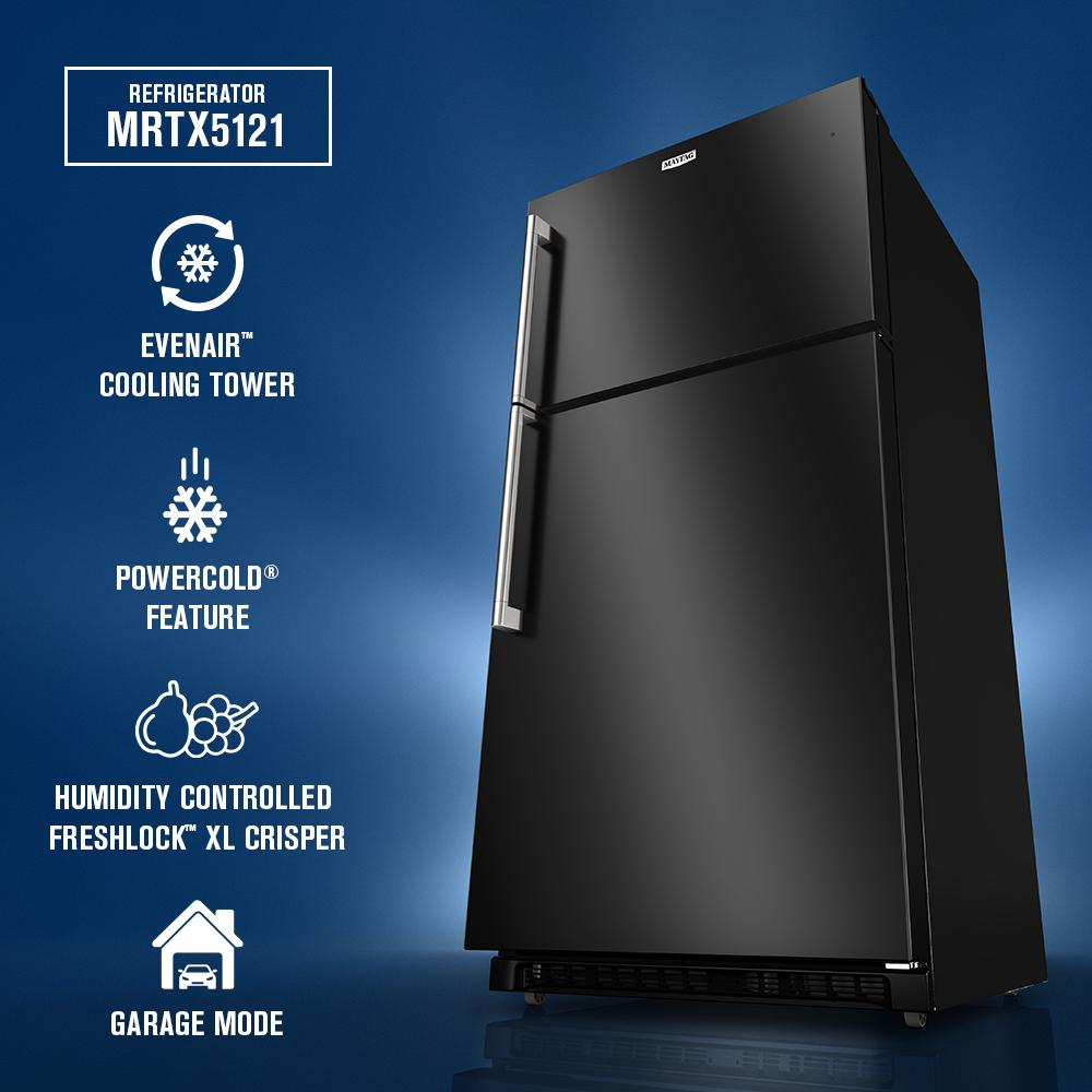 33-Inch Wide Top-Freezer Refrigerator with Garage Mode—21 Cu. Ft.
