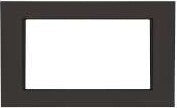 30" Black Stainless Steel Microwave Trim Kit