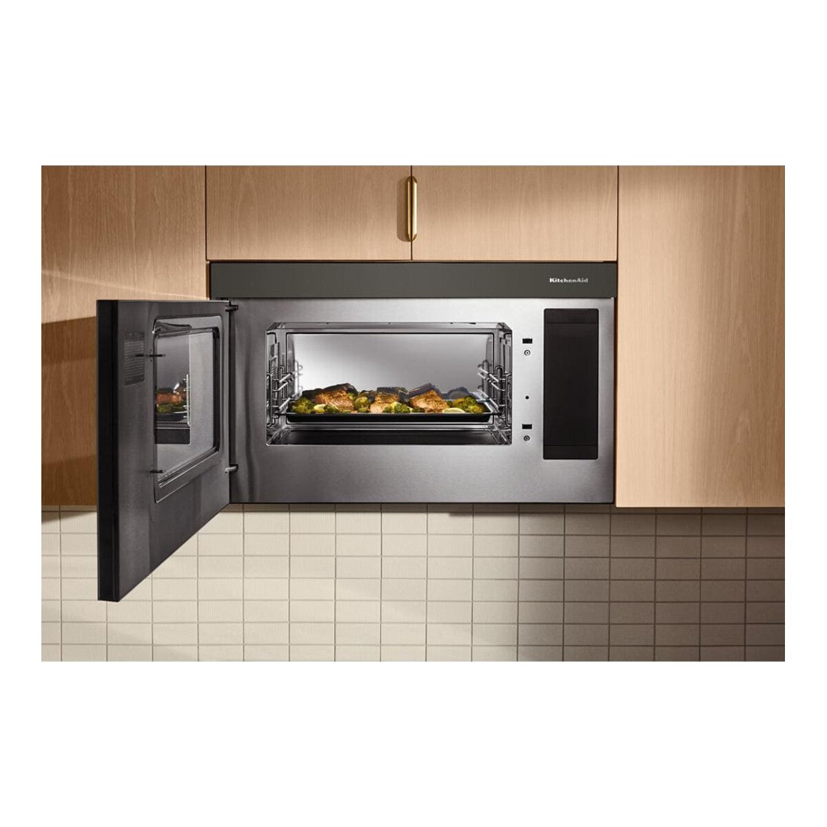 Multifunction Over-the-Range Microwave Oven with Flush Built-In Design