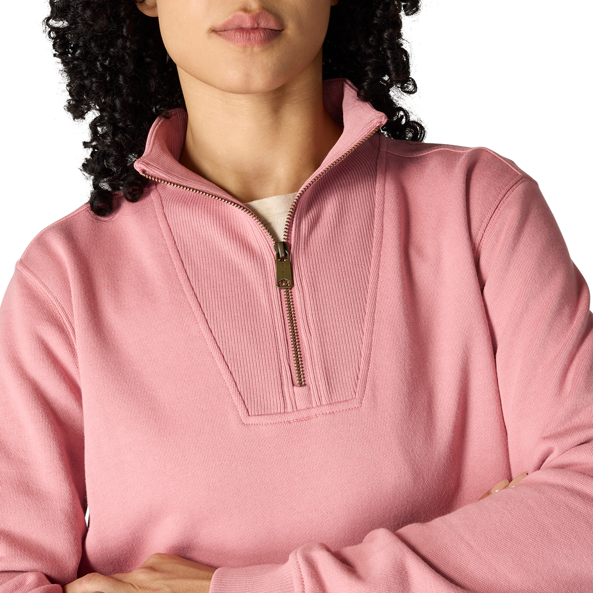 Carhartt Women's TENCEL Fiber Series Relaxed Fit Half-Zip Sweatshirt