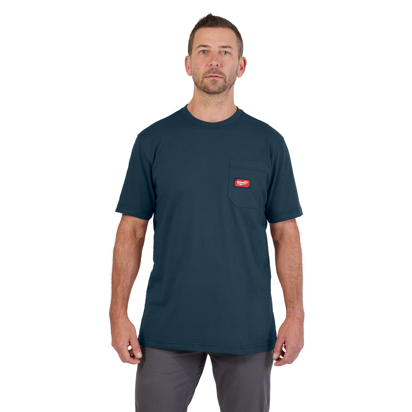 Milwaukee GRIDIRON™ Pocket T-Shirt - Short Sleeve Blue 2X