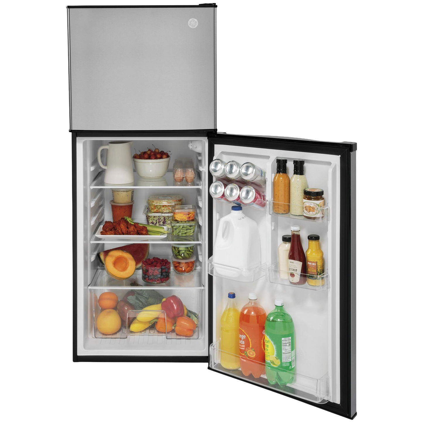 GE® 9.8 Cu. Ft. 12 Volt DC Power Top-Freezer Refrigerator