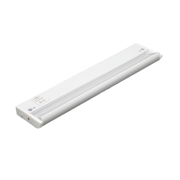 White LED under cabinet light fixture with pivot design for adjustable energy-efficient home lighting solutions