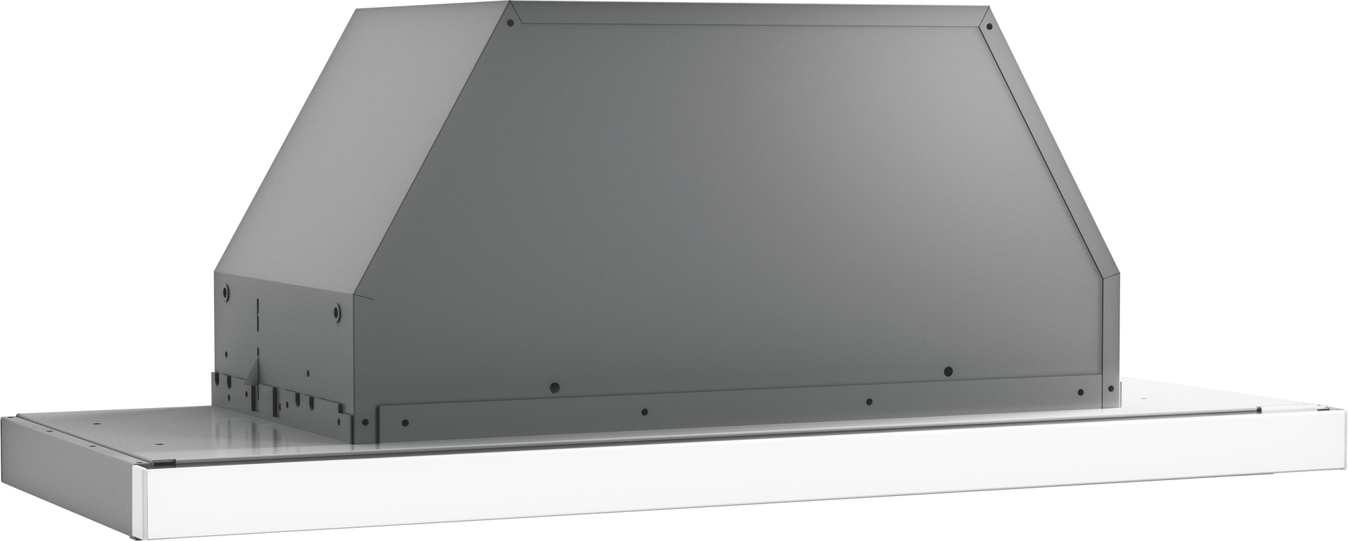 Under cabinet stainless steel range hood with sleek modern design in kitchen and appliances collection