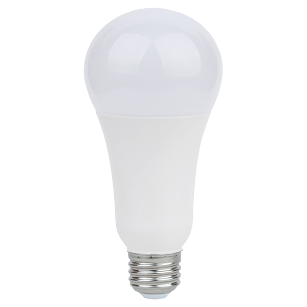 White A21 LED light bulb with medium base, designed for energy-efficient home lighting under $50 collections.