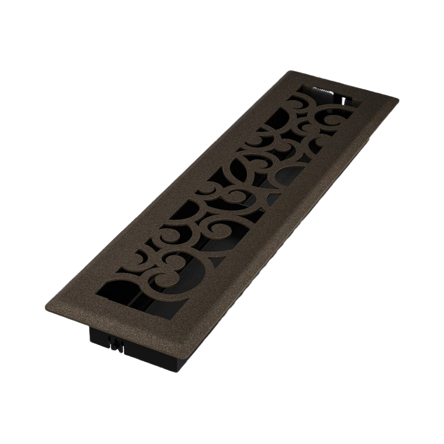 Bronze Age steel floor register with ornamental cutout design for home improvement and plumbing projects under $50 collection