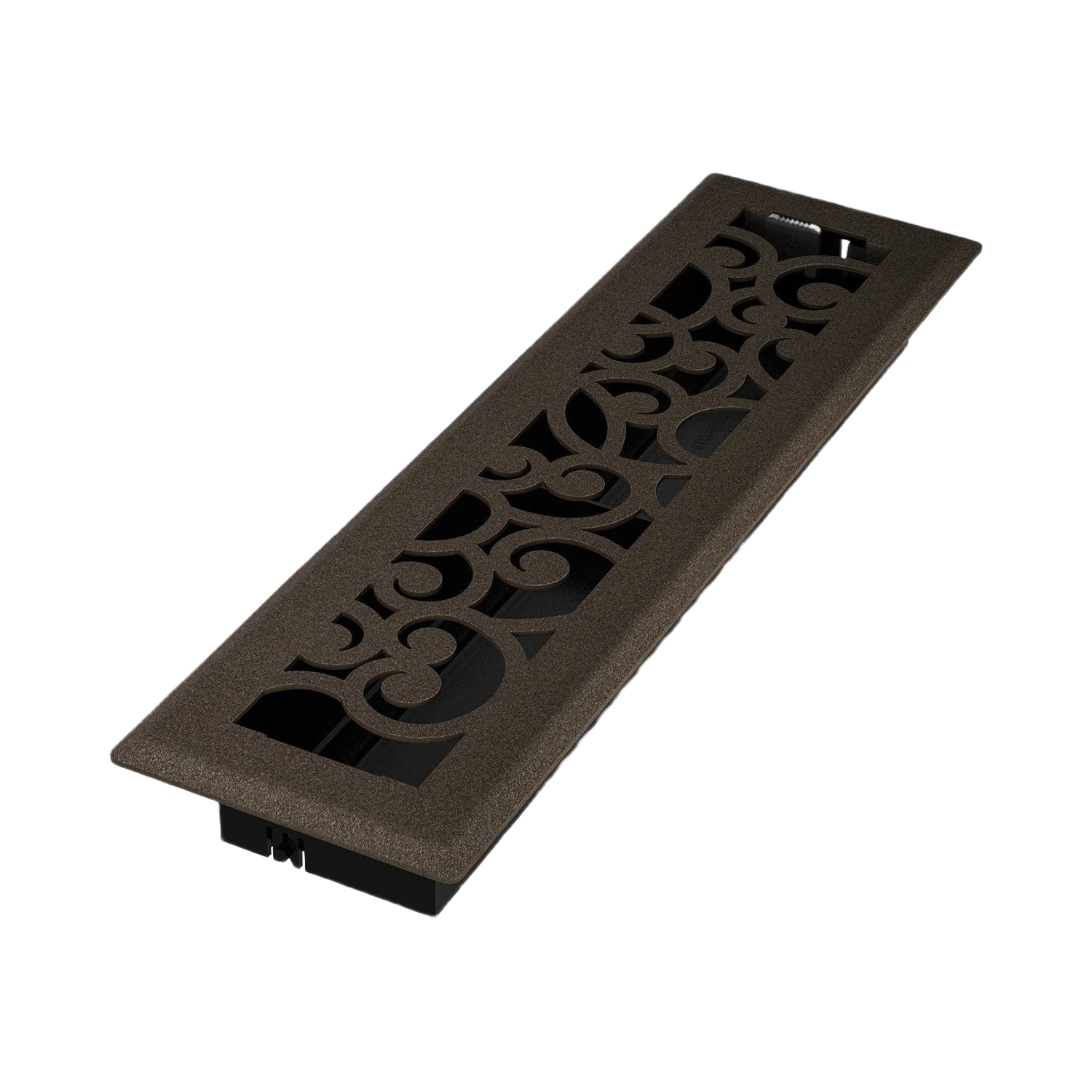 Bronze Age steel floor register with ornamental cutout design for home improvement and plumbing projects under $50 collection