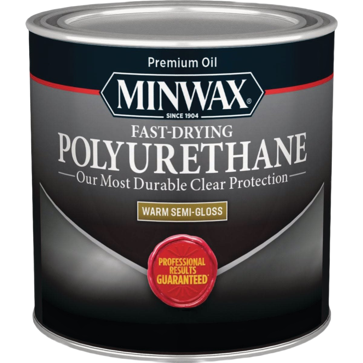 Minwax warm semi-gloss fast-drying clear polyurethane for durable interior wood protection in finishes and sealers collections