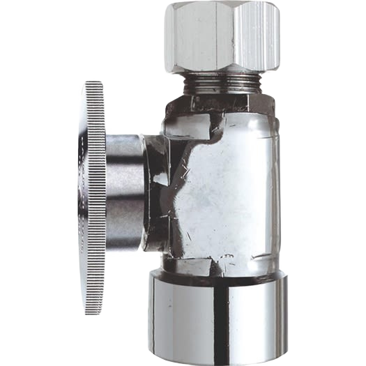 Do it Best 1/2" FIP x 3/8" OD Quarter Turn Straight Valve