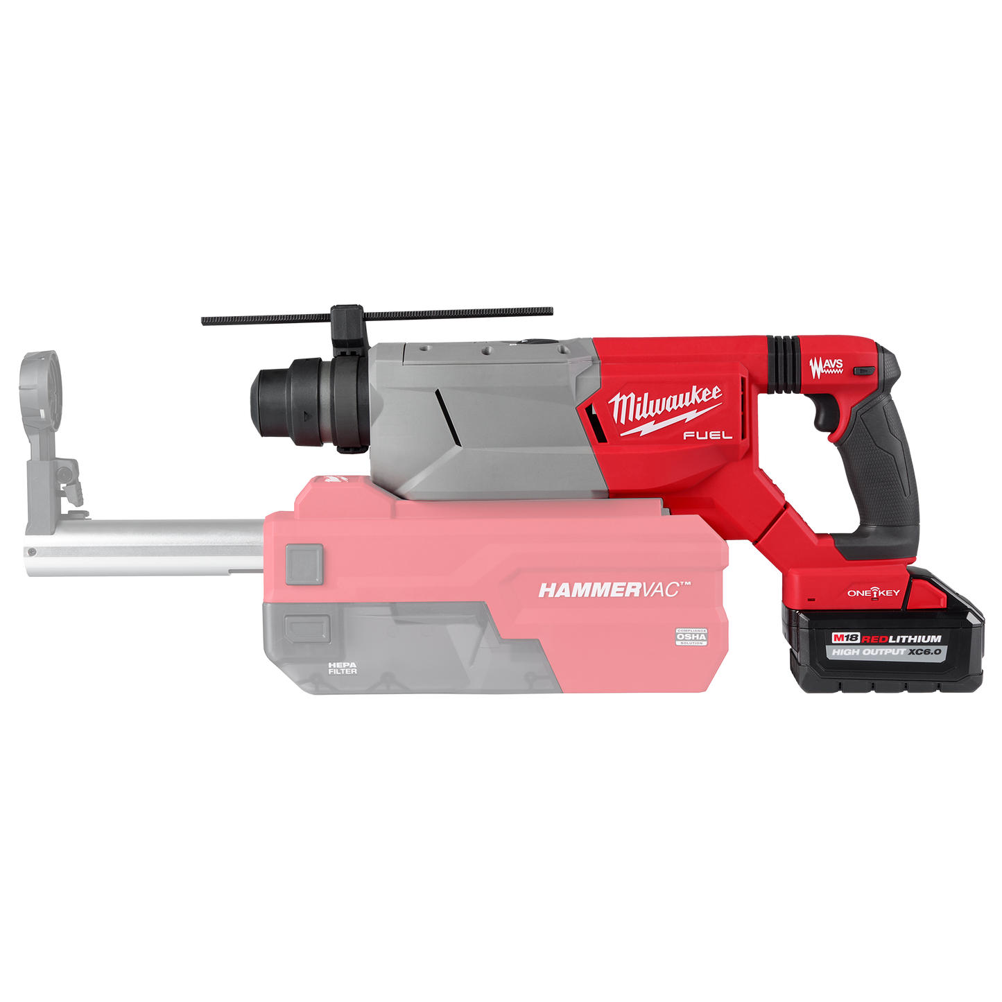 Milwaukee M18 FUEL™ 1-1/4” SDS Plus D-Handle Rotary Hammer Kit w/ ONE-KEY™