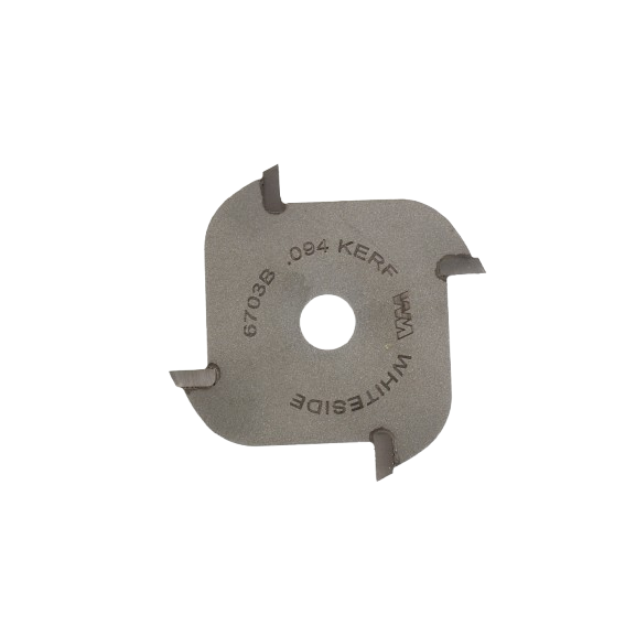 Whiteside 6703B Slotting Cutter 5/16"B, 0.094"CL, 4-Wing